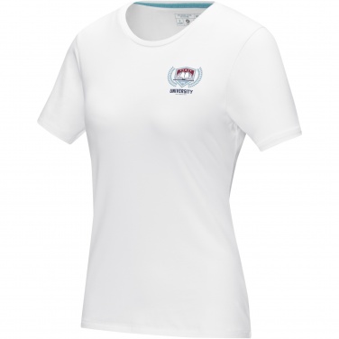 Logo trade promotional giveaways image of: Balfour short sleeve women's organic t-shirt