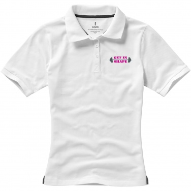 Logo trade promotional gifts picture of: Calgary short sleeve women's polo