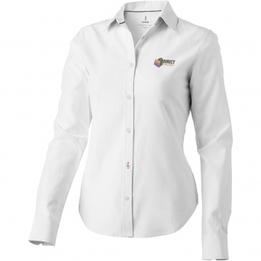 Logo trade corporate gifts image of: Vaillant long sleeve women's oxford shirt