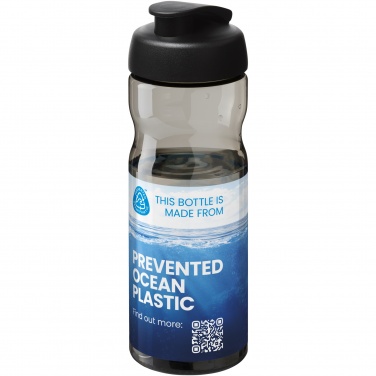 Logo trade promotional gifts image of: H2O Active® Eco Base 650 ml flip lid sport bottle