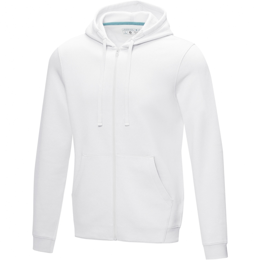 Logotrade promotional giveaway image of: Ruby men’s organic recycled full zip hoodie