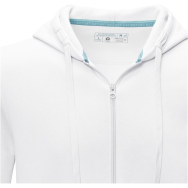 Logotrade business gift image of: Ruby men’s organic recycled full zip hoodie