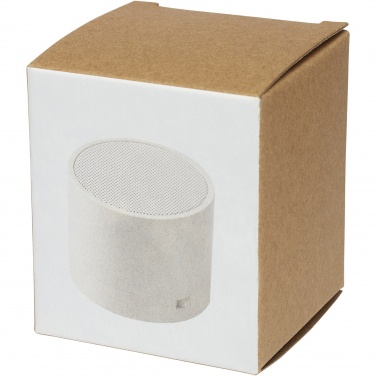 Logotrade corporate gifts photo of: Kikai wheat straw Bluetooth® speaker