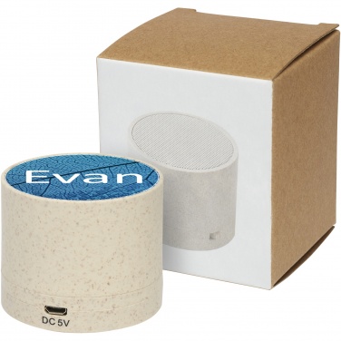 Logotrade promotional merchandise image of: Kikai wheat straw Bluetooth® speaker