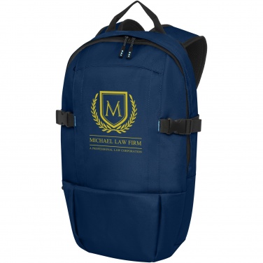 Logo trade business gifts image of: Baikal 15" GRS RPET laptop backpack 8L