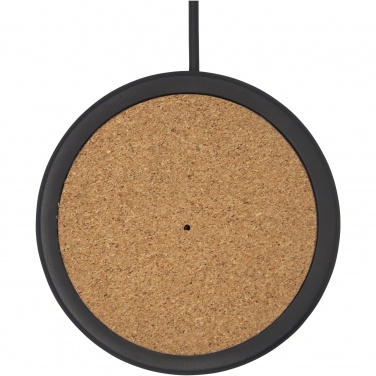 Logotrade corporate gift picture of: Kivi 10W limestone/cork wireless charging pad
