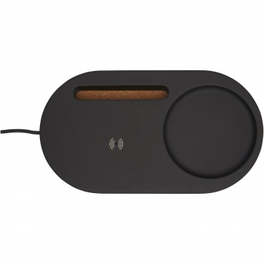 Logotrade promotional merchandise image of: Klip 5W wireless charging desk organizer