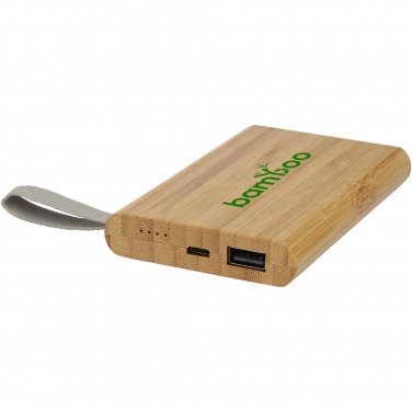 Logotrade corporate gifts photo of: Tulda 5000 mAh bamboo power bank