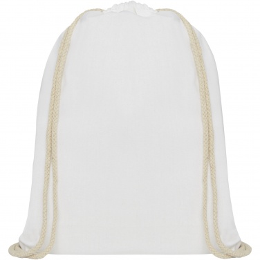 Logotrade advertising products photo of: Oregon 140 g/m² cotton drawstring bag 5L