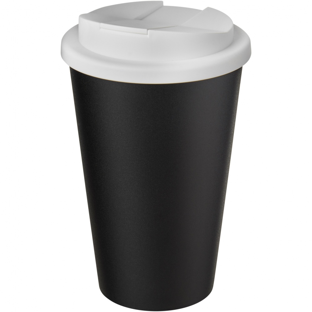 Logo trade promotional merchandise photo of: Americano® Eco 350 ml recycled tumbler with spill-proof lid