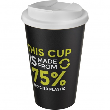 Logo trade advertising product photo of: Americano® Eco 350 ml recycled tumbler with spill-proof lid