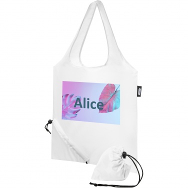 Logo trade corporate gift photo of: Sabia RPET foldable tote bag 7L
