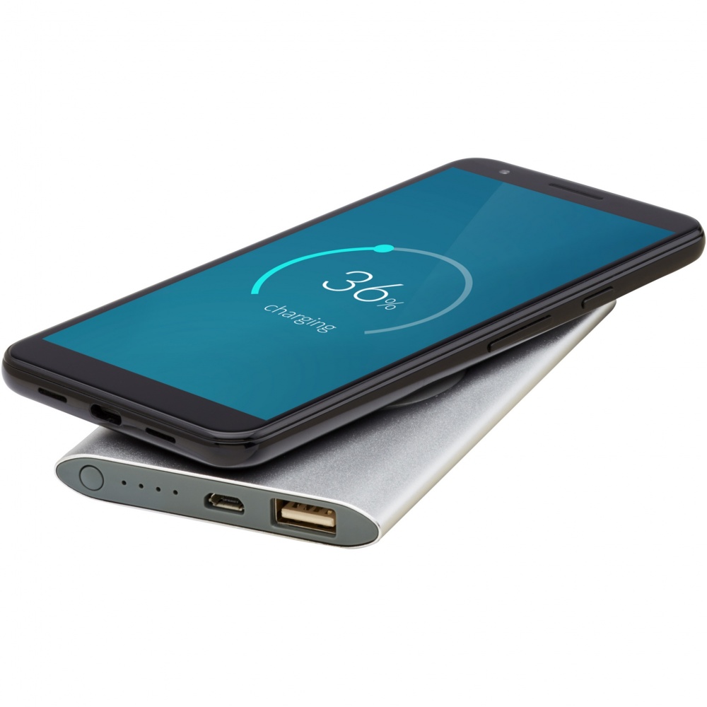 Logo trade promotional giveaways image of: Juice 4000mAh wireless power bank 