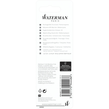 Logotrade promotional gift picture of: Waterman ballpoint pen refill