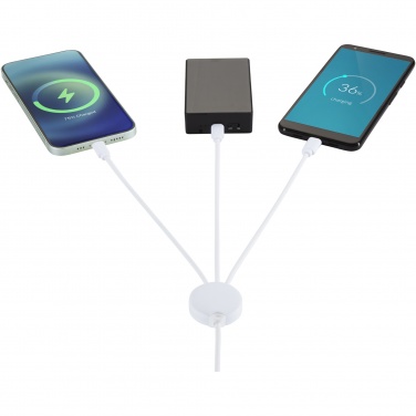 Logo trade promotional giveaways picture of: Pure 5-in-1 charging cable with antibacterial additive