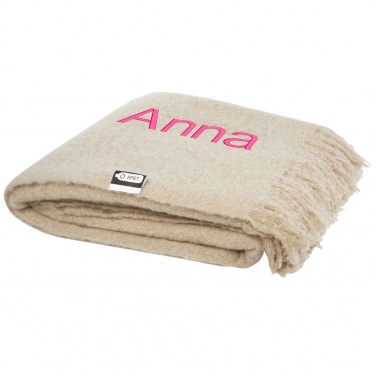 Logo trade promotional giveaway photo of: Ivy GRS certified RPET blanket