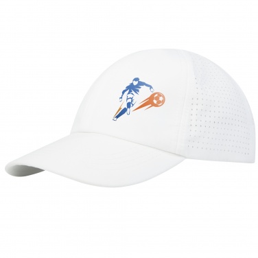 Logo trade promotional item photo of: Mica 6 panel GRS recycled cool fit cap