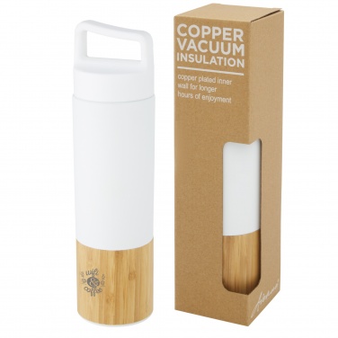 Logotrade corporate gift image of: Torne 540 ml  stainless steel bottle with bamboo outer wall