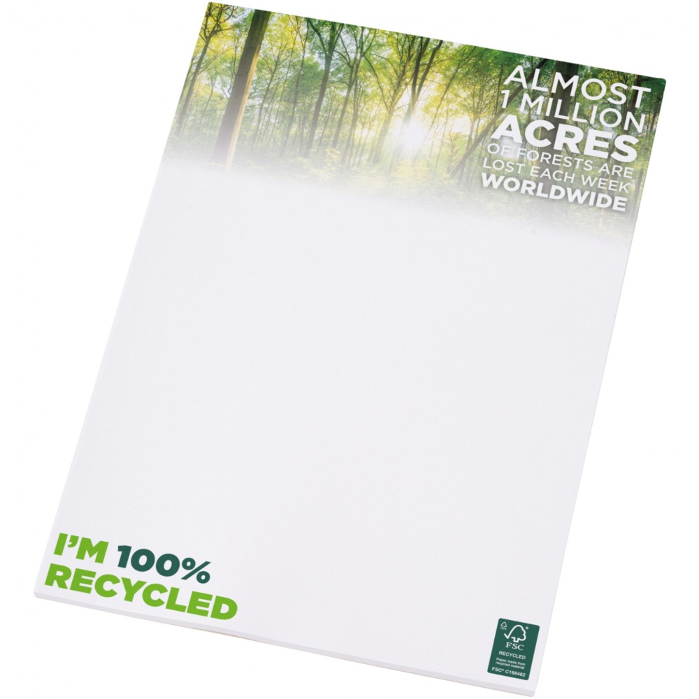 Logotrade promotional product picture of: Desk-Mate® A4 recycled notepad