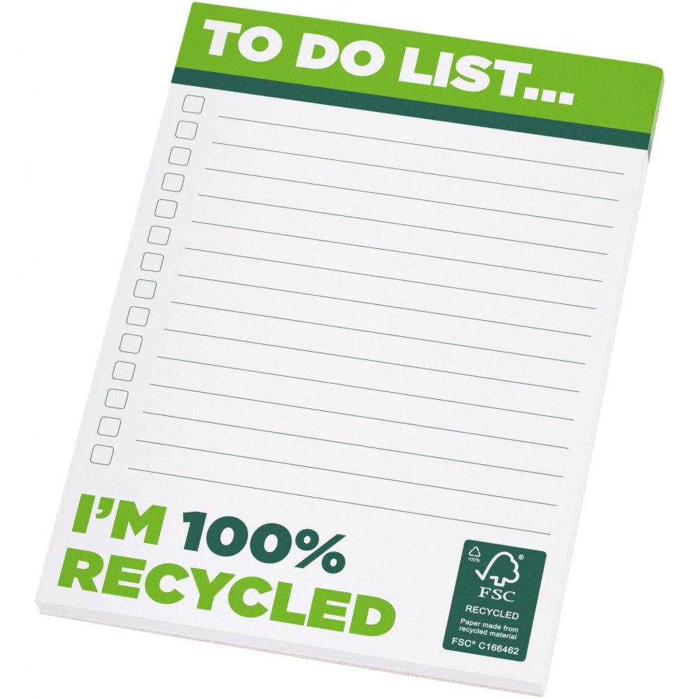 Logotrade promotional gift picture of: Desk-Mate® A6 recycled notepad