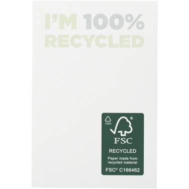 Logo trade business gift photo of: Sticky-Mate® recycled sticky notes 50 x 75 mm
