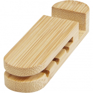 Logo trade promotional products image of: Edulis bamboo cable manager 