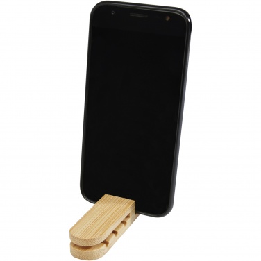 Logo trade corporate gifts image of: Edulis bamboo cable manager 