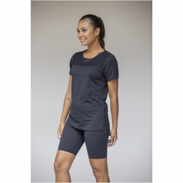 Logotrade promotional gift image of: Borax short sleeve women's GRS recycled cool fit t-shirt
