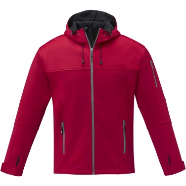 Logo trade promotional giveaways image of: Match men's softshell jacket