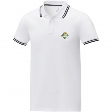 Logotrade promotional merchandise picture of: Amarago short sleeve men's tipping polo