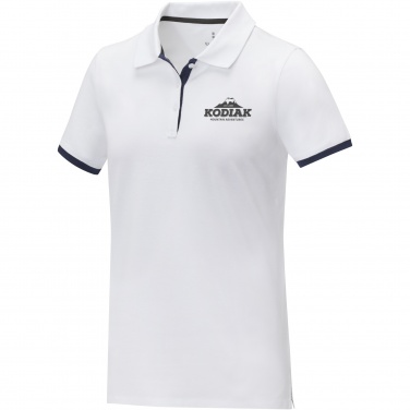 Logotrade promotional product picture of: Morgan short sleeve women's duotone polo