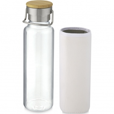 Logo trade promotional gift photo of: Thor 660 ml glass bottle with neoprene sleeve
