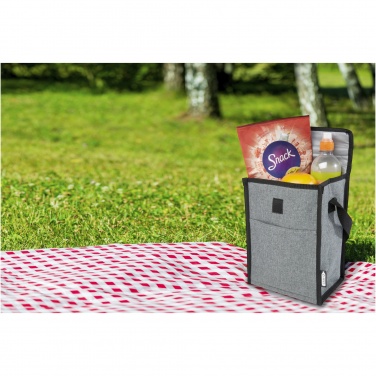 Logo trade promotional giveaway photo of: Reclaim 4-can GRS RPET cooler bag 5L
