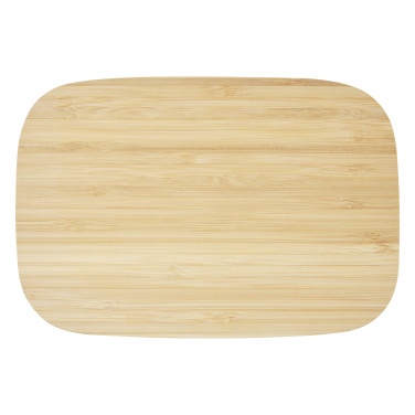 Logo trade promotional gifts image of: Tite stainless steel lunch box with bamboo lid