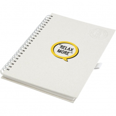 Logo trade promotional product photo of: Dairy Dream A5 size reference recycled milk cartons spiral notebook