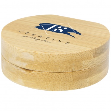 Logo trade promotional giveaway photo of: Afrodit bamboo pocket mirror
