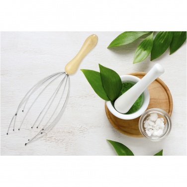 Logo trade promotional merchandise photo of: Hator bamboo head massager