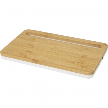 Logo trade promotional merchandise image of: Medake 10W bamboo wireless charger