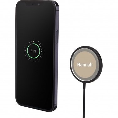 Logo trade promotional products image of: Magclick 15W aluminium wireless charger