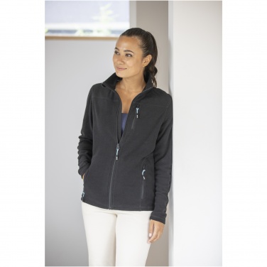 Logo trade advertising products picture of: Amber women's GRS recycled full zip fleece jacket