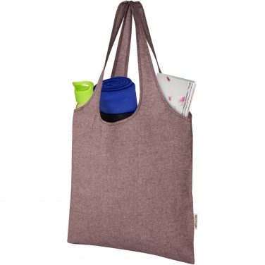 Logotrade promotional merchandise picture of: Pheebs 150 g/m² recycled cotton trendy tote bag 7L