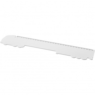 Logo trade promotional items image of: Tait 30cm lorry-shaped recycled plastic ruler