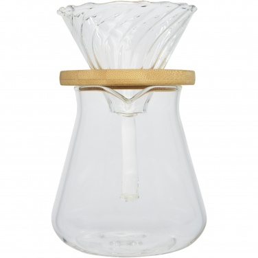 Logo trade promotional items image of: Geis 500 ml glass coffee maker