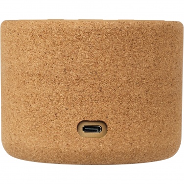 Logo trade business gifts image of: Cerris 5W cork Bluetooth® speaker