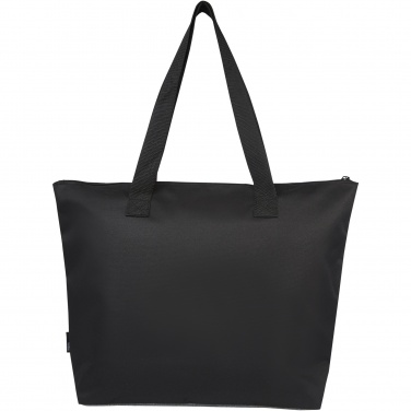 Logotrade promotional item image of: Reclaim GRS recycled two-tone zippered tote bag 15L