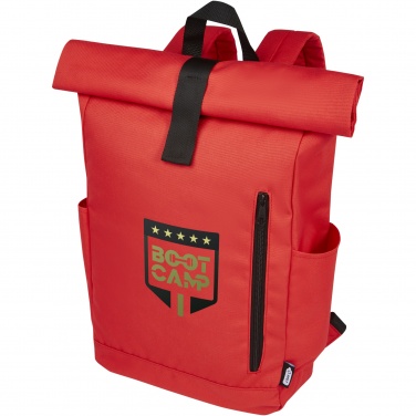 Logotrade business gift image of: Byron 15.6" GRS RPET roll-top backpack 18L