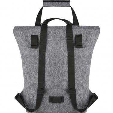 Logo trade promotional product photo of: Felta GRS recycled felt roll-top bike bag 13L