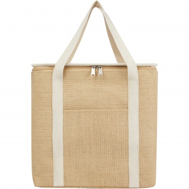 Logo trade advertising products image of: Juta 300 g/m² jute cooler bag 19L