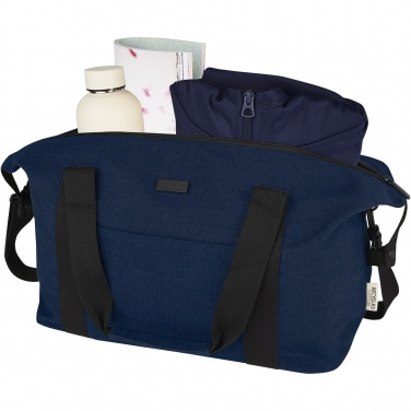 Logo trade promotional giveaways picture of: Joey GRS recycled canvas sports duffel bag 25L