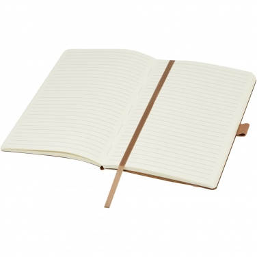 Logo trade promotional items picture of: Kilau recycled leather notebook 